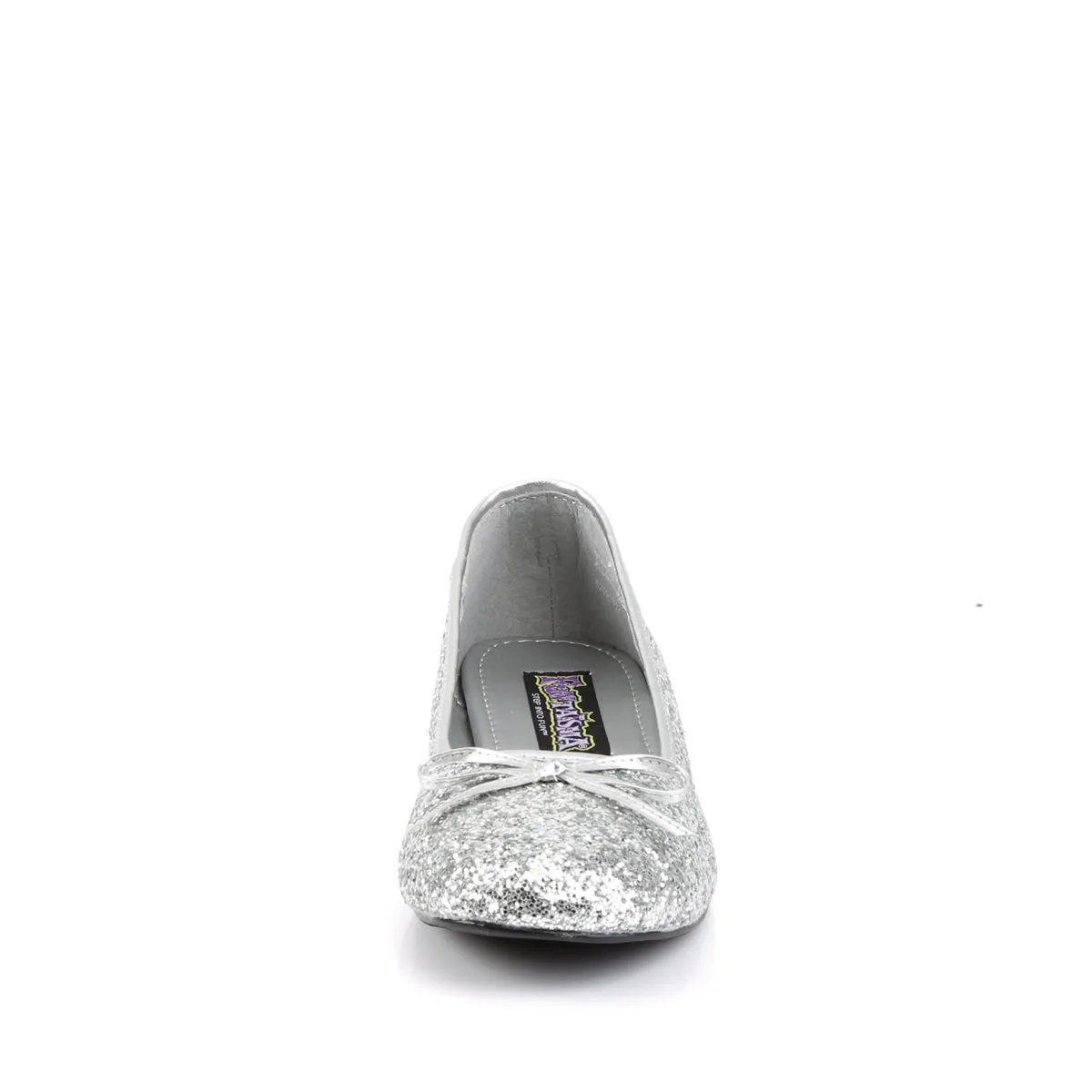 STAR-16G Funtasma Silver Glitter Fancy Dress Women's Shoes (Fantasy Footwear)